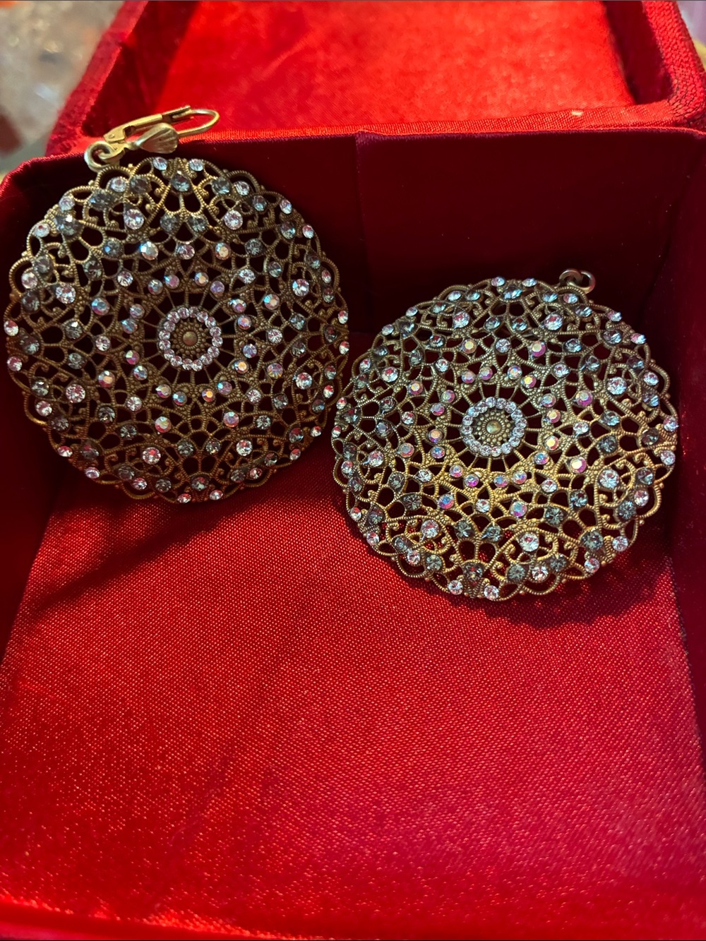 CATHERINE POPESCO FILIGREE EARRINGS